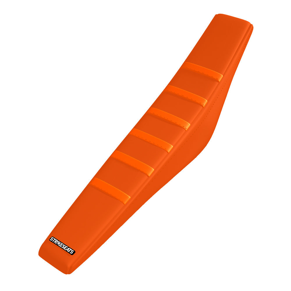 Funda de asiento acanalada con agarre naranja/naranja/naranja para KTM 125SX/250SX/300SX/250SXF/350SXF/450SXF 2023-2024