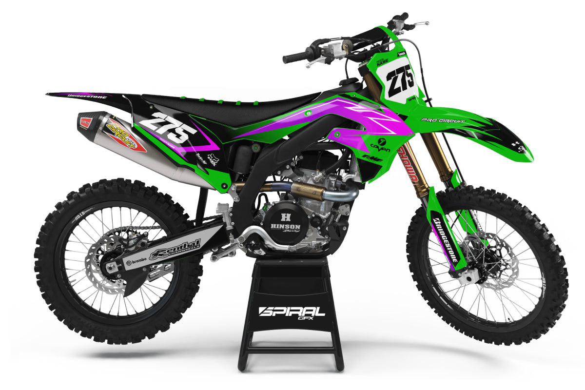 Kawasaki // Strike Purple Green (All Bikes)