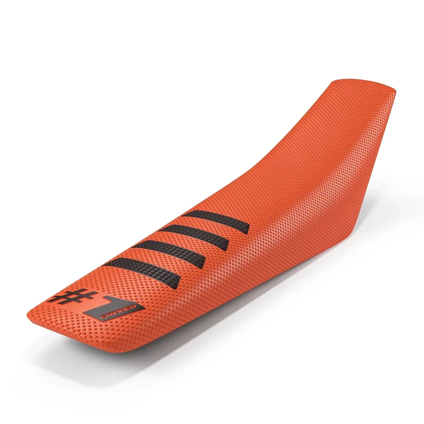 1Gripper RIBBED Seat Cover - Orange/Black