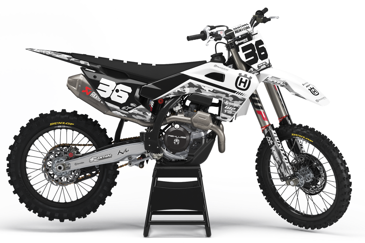 Husqvarna // Base bianca rossa (tutte le bici)