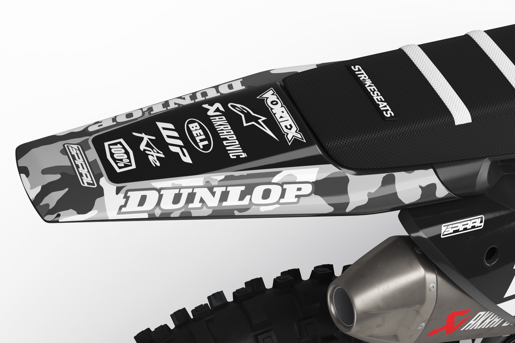 Husqvarna // Base bianca rossa (tutte le bici)