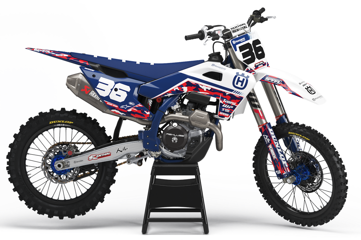 Husqvarna // Base bianca rossa (tutte le bici)