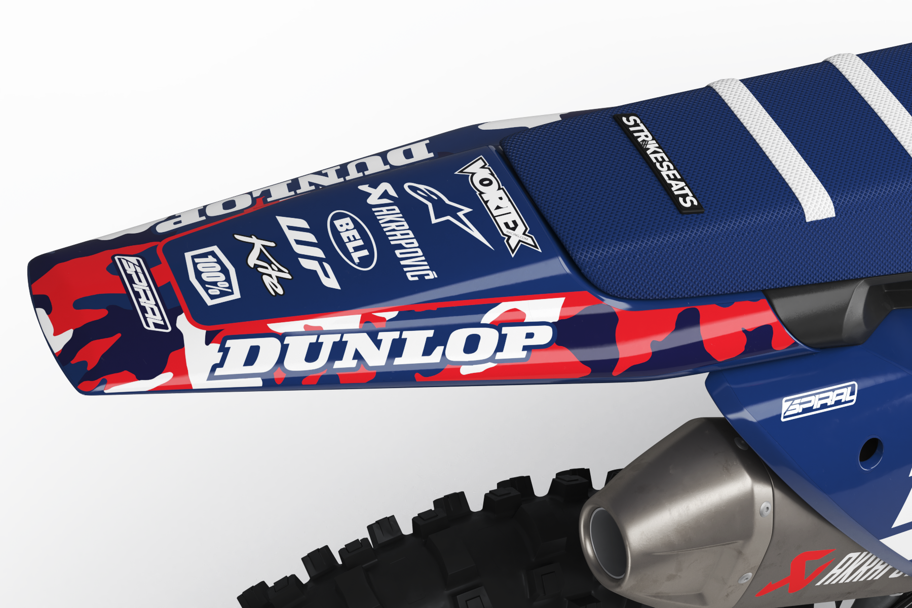 Husqvarna // Base bianca rossa (tutte le bici)