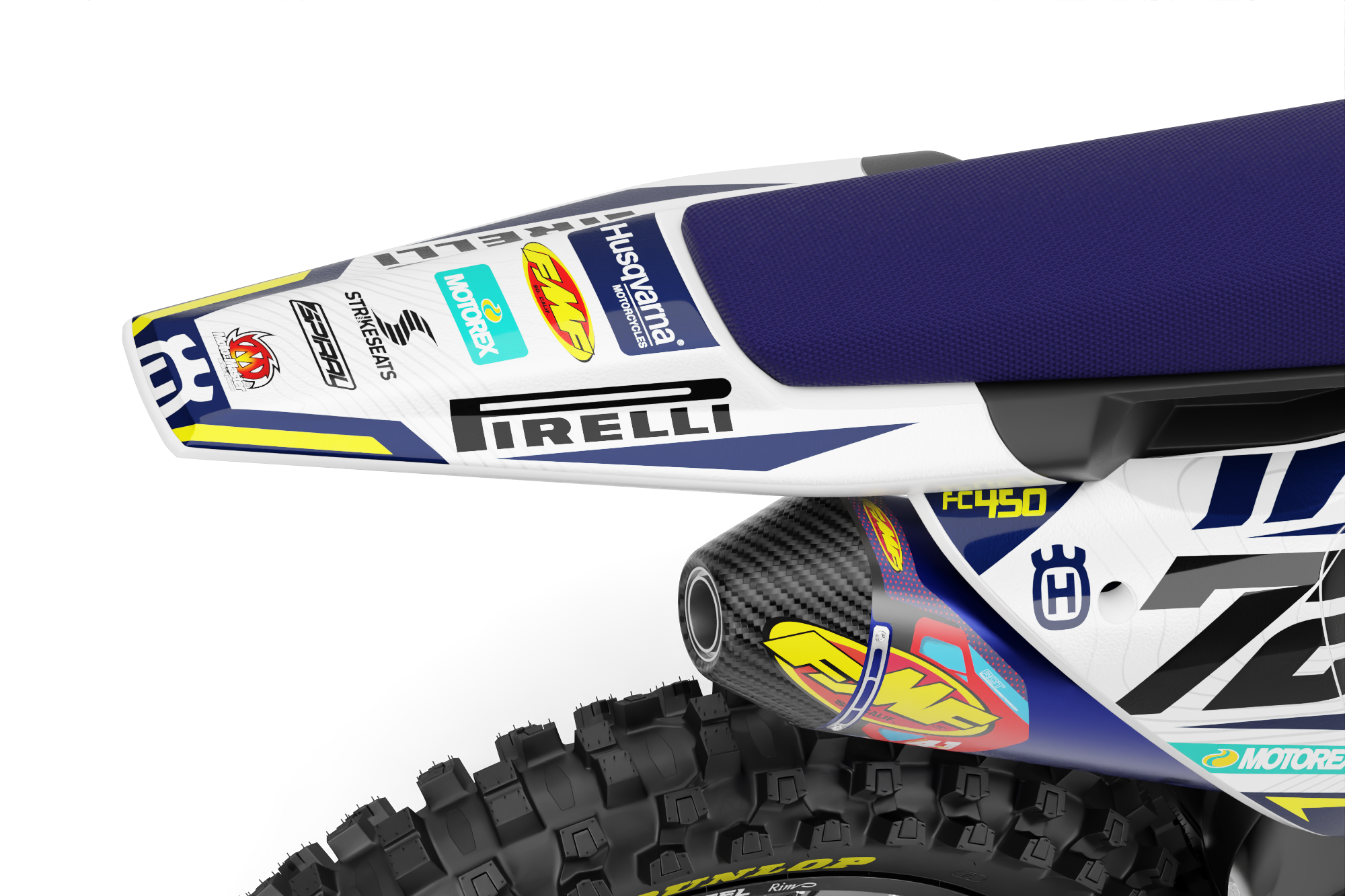 Husqvarna // Beast Blue Yellow (Todas las motos)