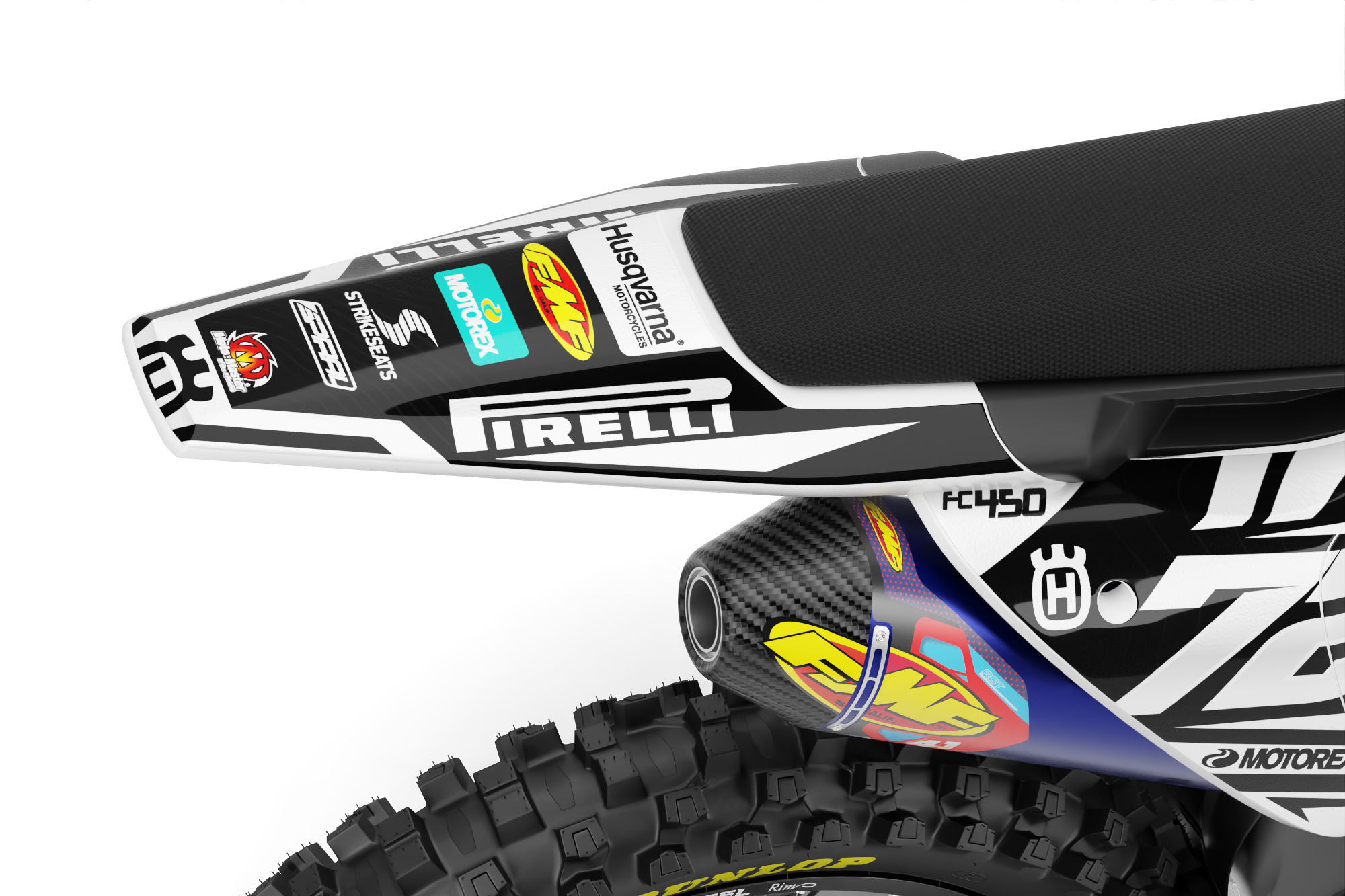 Husqvarna // Beast Black White (Todas las motos)