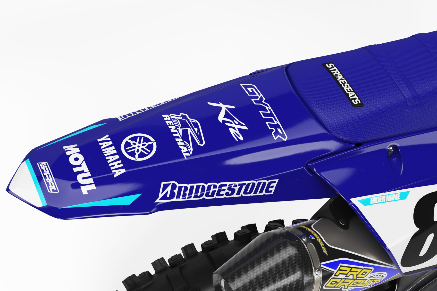 Yamaha // Nero a scacchi (tutte le moto)