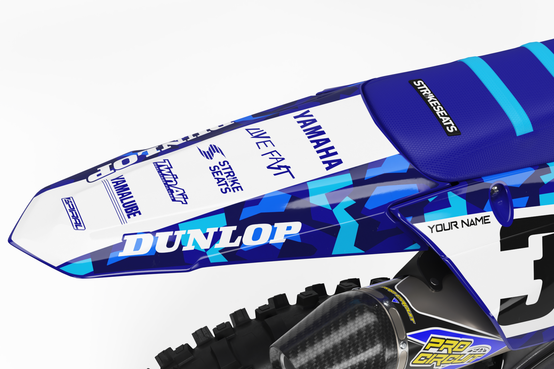 Yamaha // Nero a scacchi (tutte le moto)