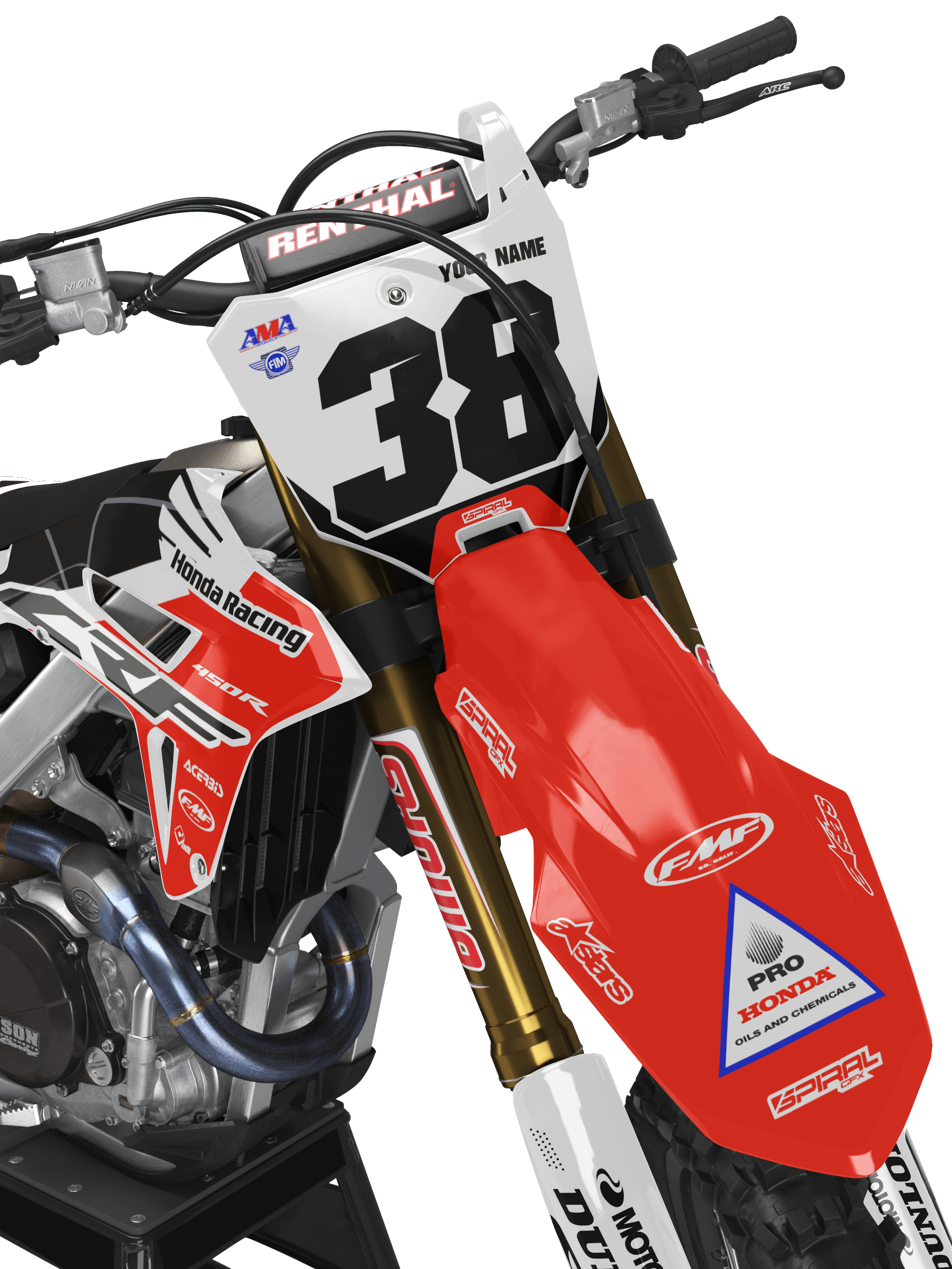 Honda // Jagger Rosso Bianco (tutte le moto)