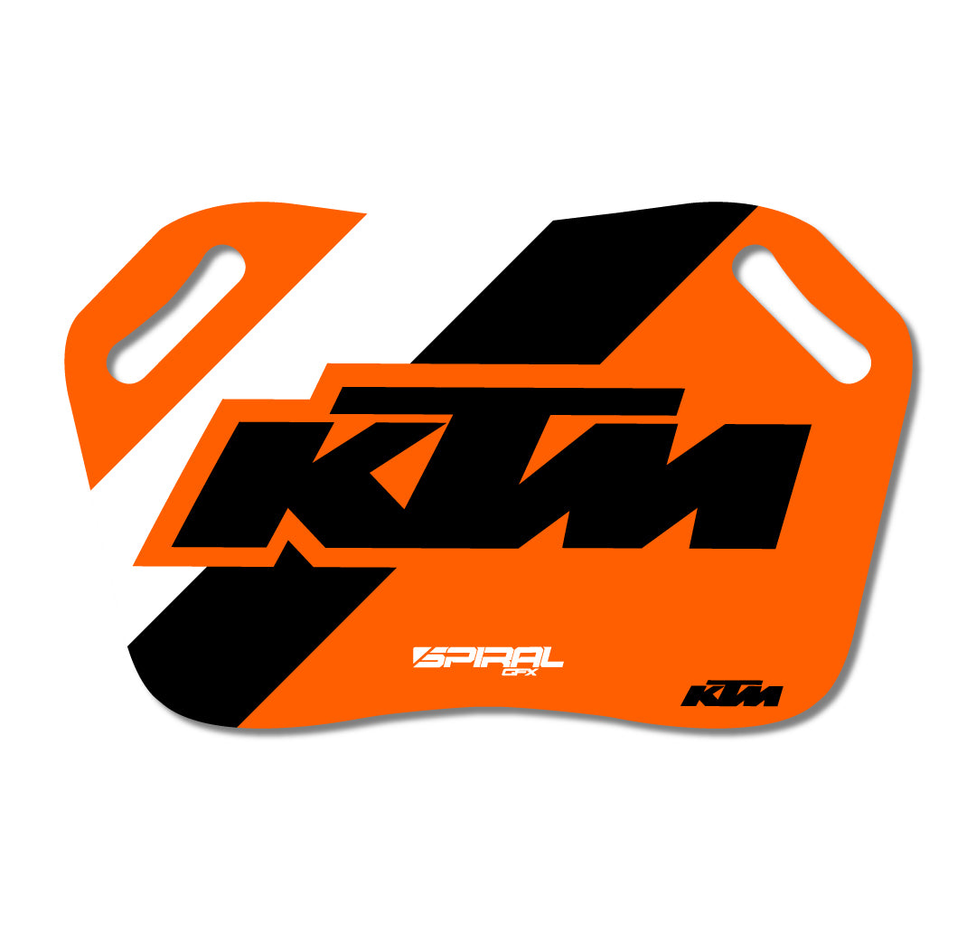KTM Pitboard // Black Orange