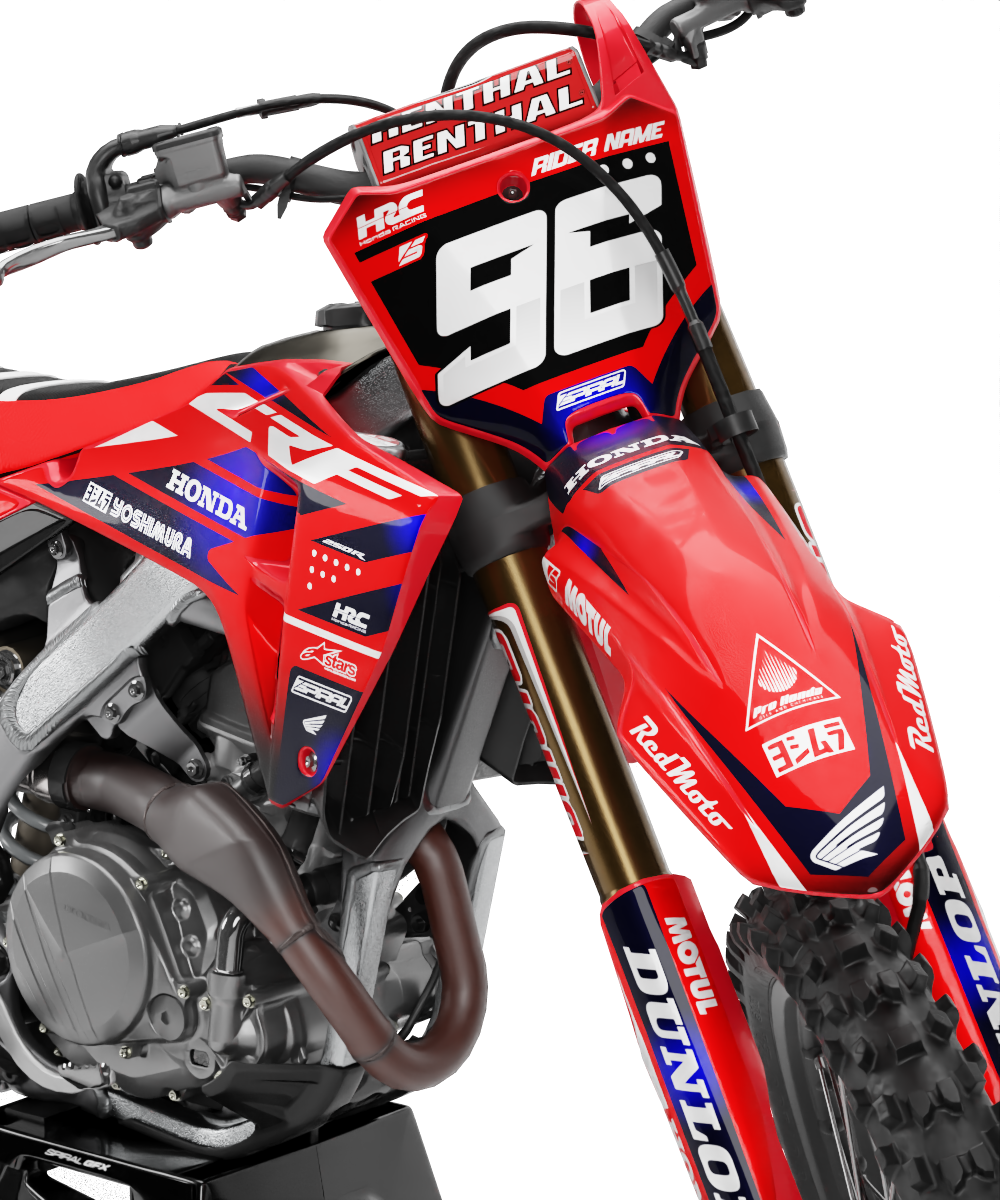 Honda // Racer Red Blue (All Bikes)