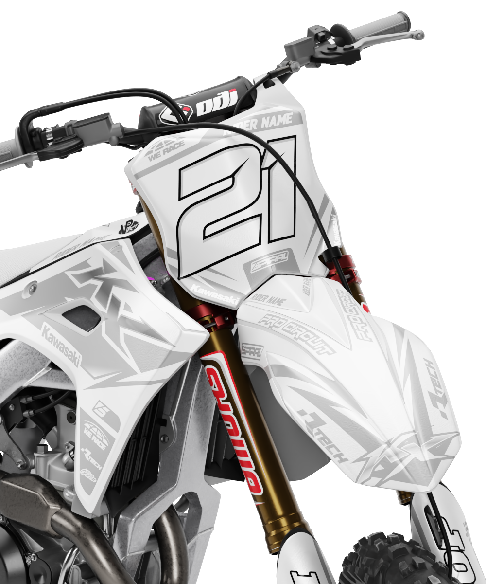 Kawasaki // Beast White (All Bikes)