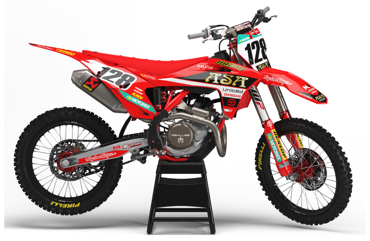 GasGas // ASA Team Motocross Graphics Kit by SpiralGFX