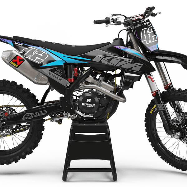 KTM BLACKOUT Motocross Graphics Kit by SpiralGFX