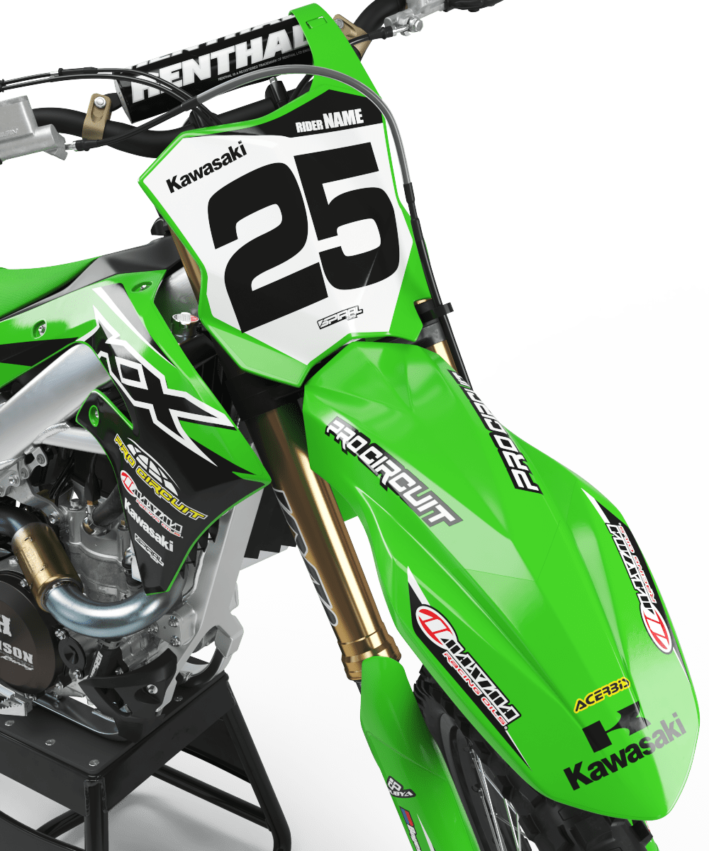kawasaki mx gear Kawasaki - MXGP Motocross Graphics Kit - SpiralGFX